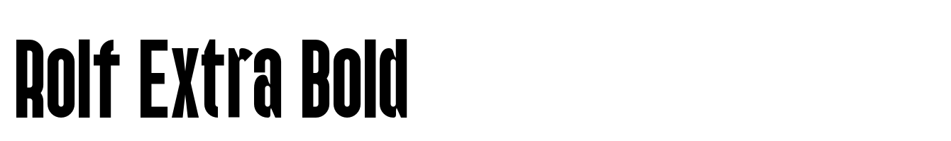 Rolf Font | Webfont & Desktop | MyFonts